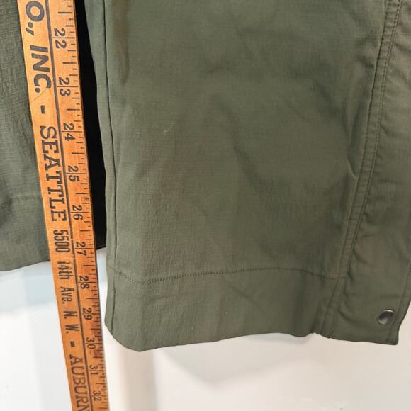 Athleta Women's Pants Trekkie High Rise Parachute Ripstop Greem 6 Athleisure - Picture 6 of 9